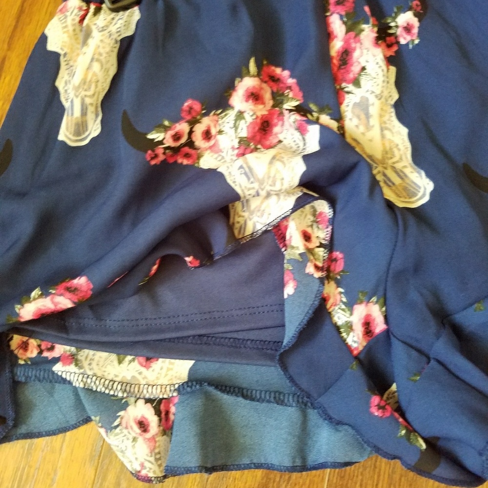 2pc PEACH LOVE Desert Skull Ruffle Set! - Picture 13 of 15